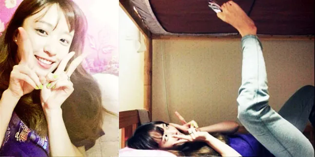 Unik & Gokil, Hani EXID Pamerkan Cara Selfie Cantik Pakai Kaki Unik & Gokil, Hani EXID Pamerkan Cara Selfie Cantik Pakai Kaki