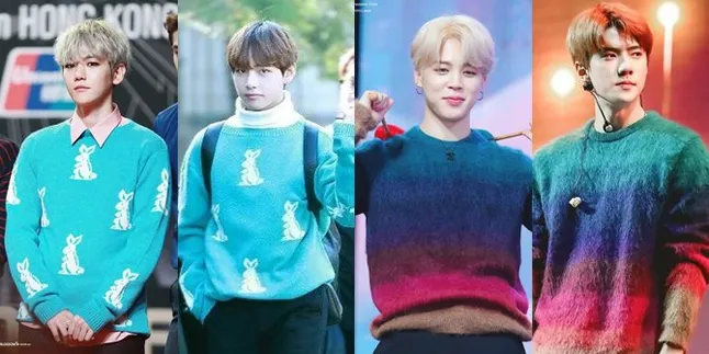 Ups Tercyduk! 9 Momen EXO & BTS 'Saling Curi' Style Fashion Ups Tercyduk! 9 Momen EXO & BTS 'Saling Curi' Style Fashion