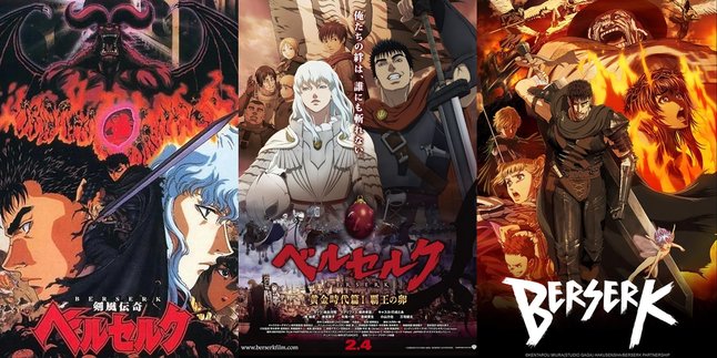 Berserk (film 1-2-3, 2016)  Animasi, Wallpaper anime, Manga