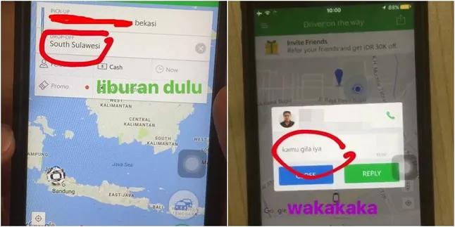 Usil, Pelanggan Pesan Angkutan Online Dari Bekasi ke Sulawesi!