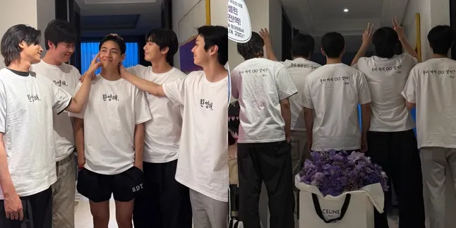 V BTS Pulang Wamil, Wooga Squad Menyambut Anak Kesayangan Para Hyung V BTS Pulang Wamil, Wooga Squad Menyambut Anak Kesayangan Para Hyung