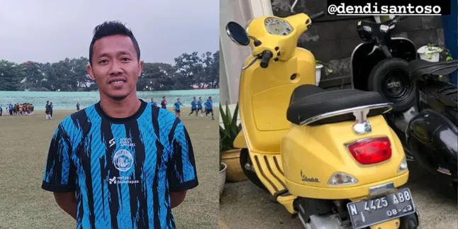 Vespa Pemain Arema FC Digondol Maling, Hadiah Ulang Tahun dari Sang Istri Raib