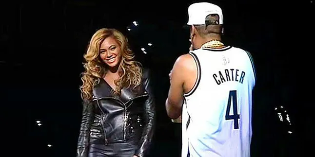 [Video] Beyonce Jadi Kejutan di Konser Jay Z