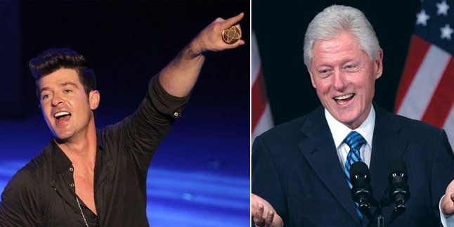 [Video] Bill Clinton Pun 'Nyanyi' 'Blurred Lines' Dari Robin Thicke