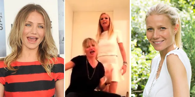 [Video] Ketika Gwyneth Paltrow dan Cameron Diaz Nyanyi Rap
