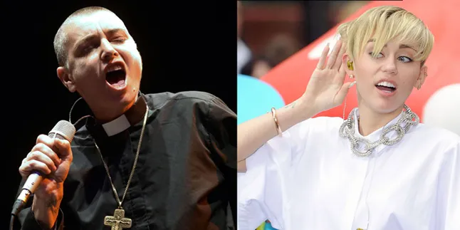 [Video] Usai 'Debat', Miley Cyrus - Sinead O Connor 'Duet'
