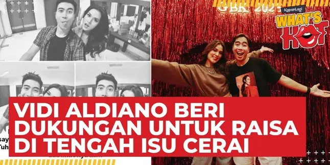 Vidi Aldiano Gives Support to Raisa, Will Always Be by Her Side as a Friend