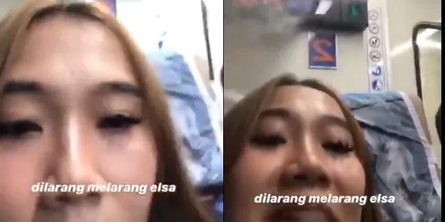 Viral! Bukannya Malu, Perempuan Ini Malah Kegirangan Usai Ngevape di Dalam Kereta