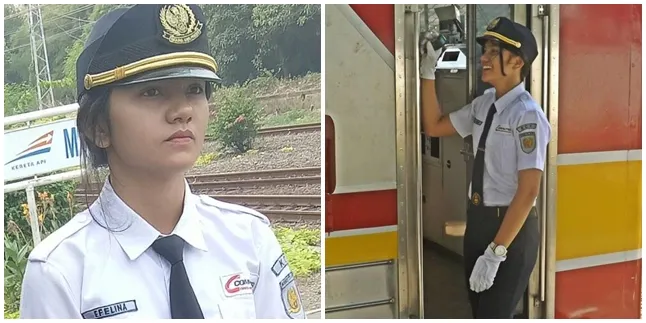 Viral Foto Petugas Stasiun Cantik, Bikin Penumpang Kereta Terpesona
