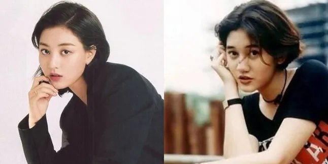 Viral Kemiripan Jihyo TWICE dengan Mendiang Nike Ardilla, Bagai Reinkarnasi