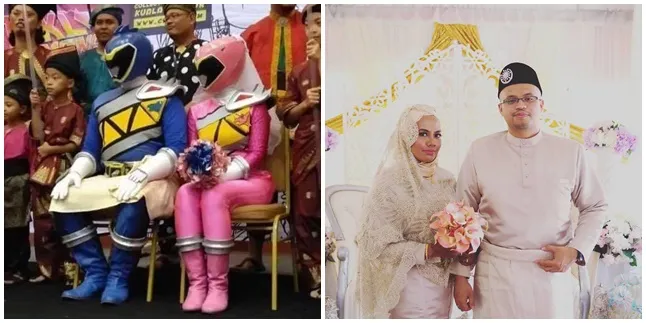 Viral Pasangan Menikah Dengan Kostum Power Rangers, Ternyata Ini Faktanya