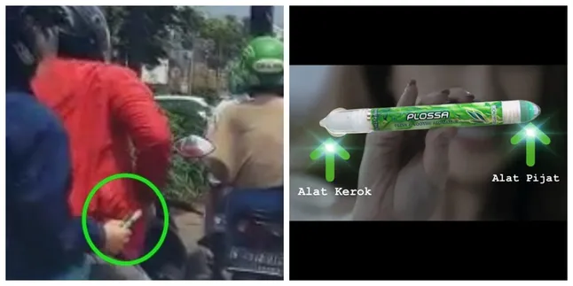Viral Video Kerokan di Atas Motor Ternyata Pakai Plossa