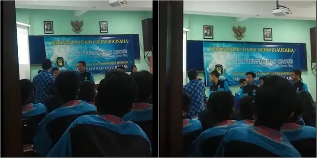Viral, Video Seorang Motivator Tampar Siswa SMK di Malang