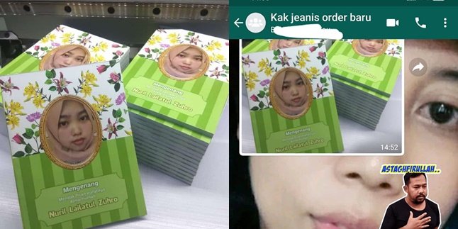 Woman's Face Goes Viral as the Cover of a Yasin Book Because She Hasn't Paid Her Debt