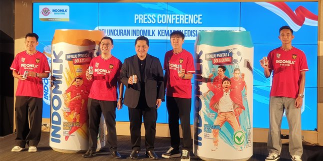 Wajah Coach Shin Tae-yong dan Pemain Timnas Indonesia Hiasi Kemasan Indomilk Steril Edisi Spesial Timnas