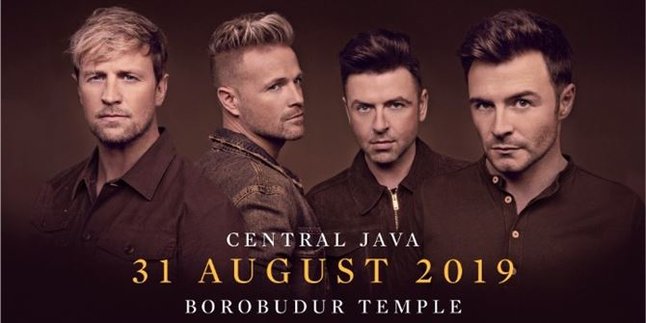 Westlife Dipastikan Bakal Konser Reuni di Candi Borobudur