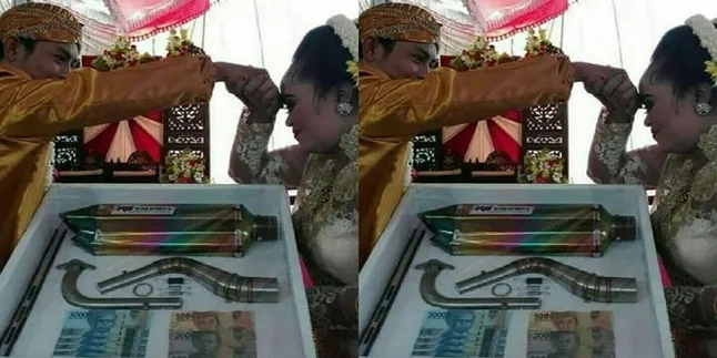 Wow, Pasangan Ini Memilih Seperangkat Knalpot Sebagai Mahar!