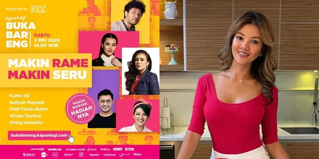 Yuk Gabung Kapanlagi Buka Puasa Bareng, Mulai Pukul 14.00 Nanti! Ada Artis, Musisi, Chef, & Hadiah Jutaan Rupiah! Yuk Gabung Kapanlagi Buka Puasa Bareng, Mulai Pukul 14.00 Nanti! Ada Artis, Musisi, Chef, & Hadiah Jutaan Rupiah!