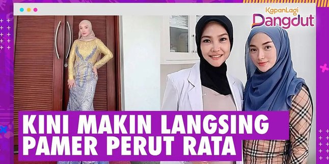 Zaskia Gotik yang Kini Making Langsing, Ibu Dua Anak Pamer Perut Rata Dan Pinggang Ramping