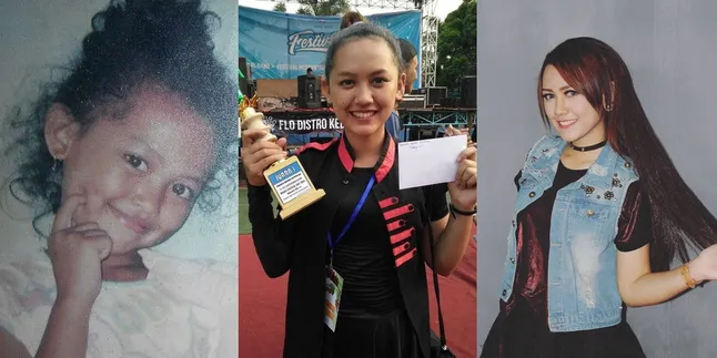 10 Foto Lawas Happy Asmara, Dari Dulu Sudah Manis - Ditemani Ibu Saat Manggung