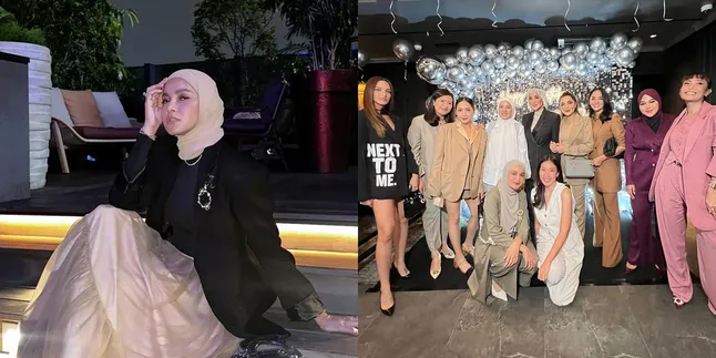 10 Potret Artis di Ulang Tahun Olla Ramlan, Nagita Slavina Cantik Kenakan Blazer dan Celana Pendek - Nia Ramadhani Pamer Kaki Jenjang