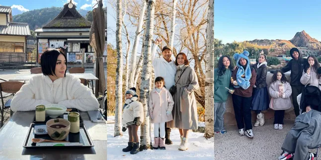 10 Potret Artis Liburan Akhir Tahun di Jepang, Beberapa Ungkap Kabar Pasca Bencana Gempa