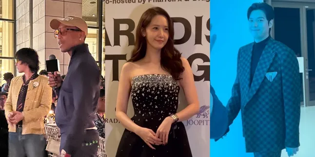 10 Potret Bintang Korea Hadiri PARADISE ART NIGHT, Yoona Bak Seorang Dewi - Pesona Lee Min Ho Curi Perhatian