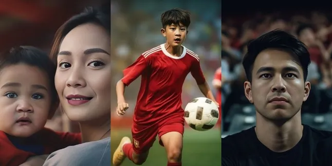 10 Photos of Rafathar as a Player in the Indonesian National Team ...