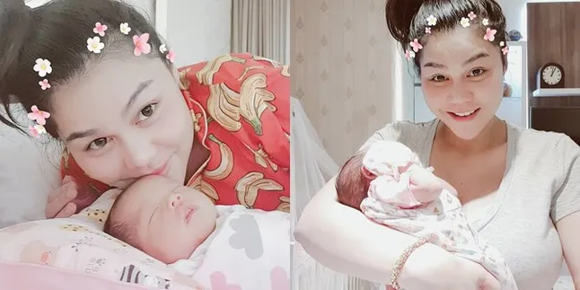 7 Portraits of DJ Butterfly While Taking Care of Her Child, Looking