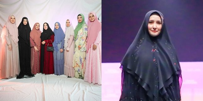 7 Rare Portraits of Inneke Koesherawati as a Muslim Fashion Brand Model ...