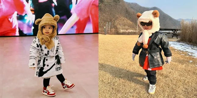 8 Potret Ameena Selama Liburan di Korea, Disebut Model Cilik Paling Menggemaskan Sedunia - Tetap Full Senyum Meski Kacamata Hitamnya Melorot