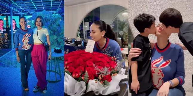 8 Potret Artis di Ulang Tahun Nikita Mirzani, Ada Lucinta Luna yang Tampil Berhijab hingga Dimas Beck - Lolly sedang di Indonesia tapi Tak hadir