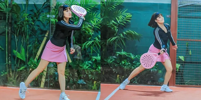 8 Potret Chika Jessica Asyik Main Padel, Gayanya Bak Atlet