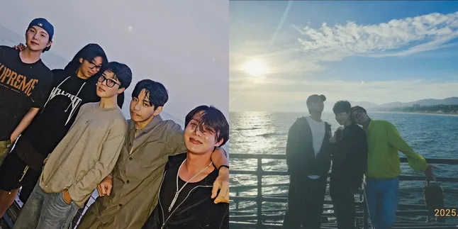 8 Potret Jimin Bagikan Momen Liburan Bareng Member BTS, Jin dan Jungkook Tak Terlihat