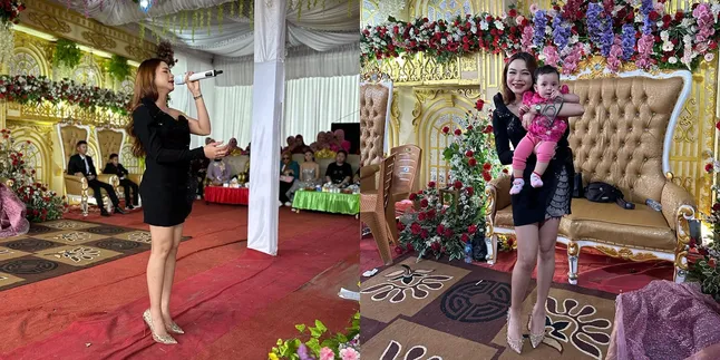 8 Portraits of Lady Rara Appearing at a Community Event, Receives ...