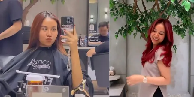 8 Portraits of Mayang Lucyana Coloring Hair Worth IDR 10 Million ...