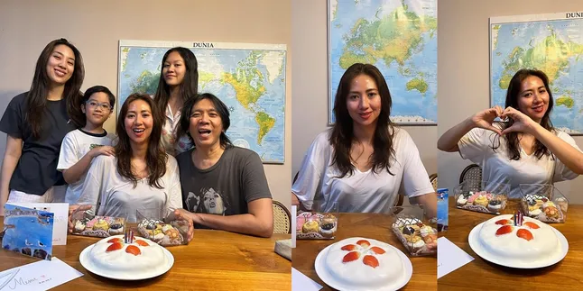 8 Potret Perayaan Ulang Tahun ke-40 Reny Istri Bimbim Slank, Dulu Nikah Usia 16 Tahun - Masih Awet Muda