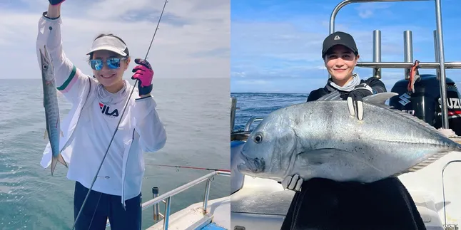 Gak Cuma Diving, Potret Prilly Latuconsina yang Kini Makin Jago Memancing - Sukses Tangkap Ikan Besar