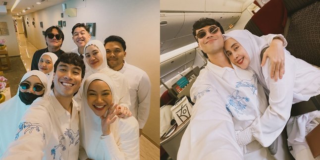 8 Potret Rizky Febian, Vidi Aldiano dan Aaliyah Massaid Bersama Pasangan Masing-Masing Pergi Umrah, Mahalini Cantik Berhijab