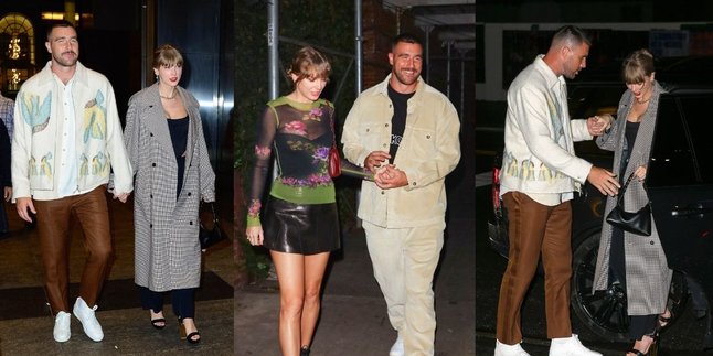 8 Portraits Of Taylor Swift And Travis Kelce Showing Off Holding Hands ...