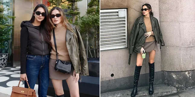 8 Potret Yasmine Wildblood Pamer Kaki Jenjang dan Mulus di Korea, Auranya Hot Mama Banget!