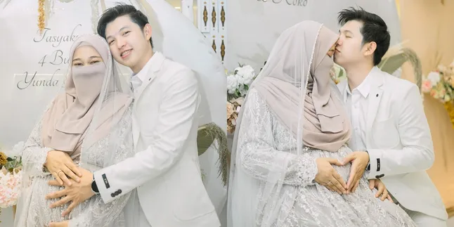 9 Potret Tasyakuran Dennis Lim dan Istri yang Hamil 4 Bulan, Undang Anak-Anak Yatim & Beri Semangat Para Pejuang Garis Dua