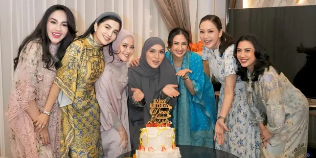 Ashanty Tampil Cantik Menawan di Pesta Ultah Dewi Bamsoet