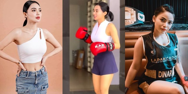 Body Goals 8 Photos Of Wika Salim Boxing Training Dinar Candys