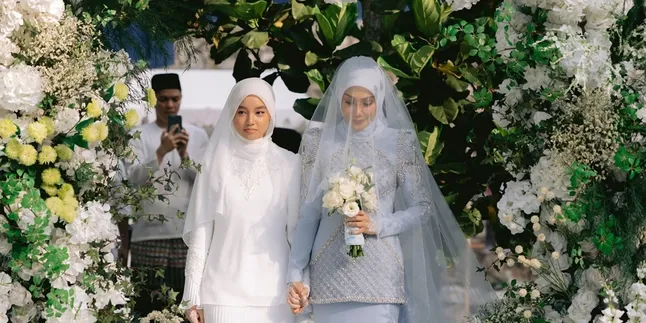 Cantiknya Aleesya Mantan Anak Sambung Laudya Cynthia Bella di Nikahan Erra Fazira