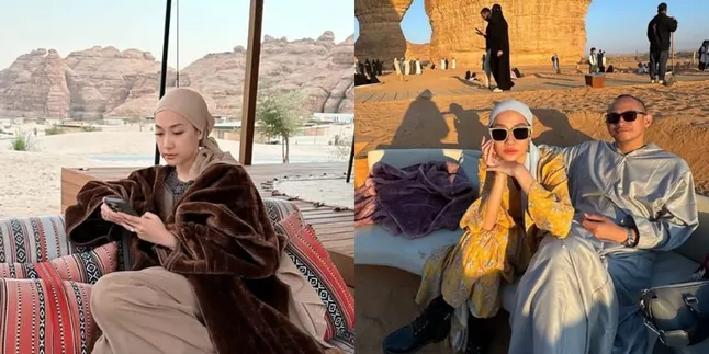 Cuek Meski Dikritik, Ini 8 Potret Penampilan Bunga Citra Lestari di Al Ula - Asyik Berenang Sambil Tetap Kenakan Ciput