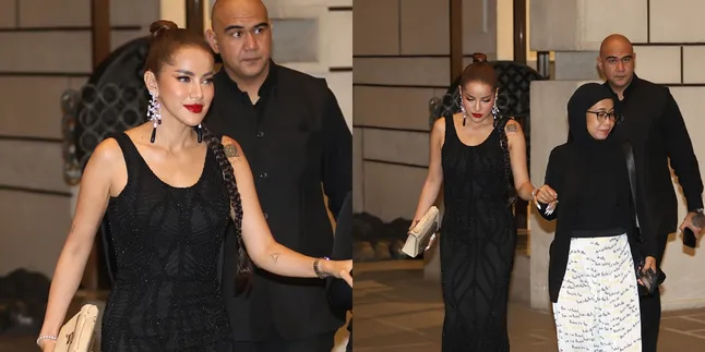 Olla Ramlan Hadiri Resepsi Pernikahan Luna Maya dan Maxime Bouttier, Sendiri Saja - Sempat Bahas Hati