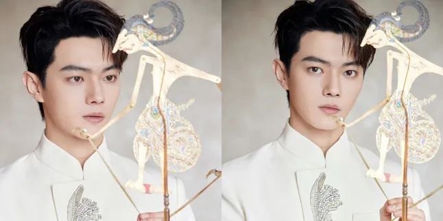 Pemotretan Xu Kai Saat ke Indonesia, Ganteng Banget Saat Berpose Sama Wayang