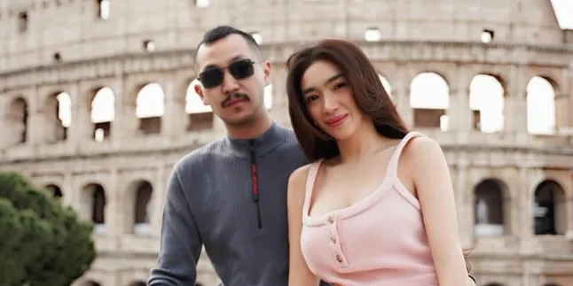 Potret Angel Karamoy dan Gusti Ega Diduga Balikan, Tampil Mesra di Roma