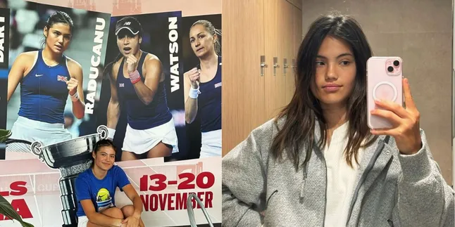 Emma Rud Portrait of Emma Raducanu, the Beautiful Tennis Player from England Who ...